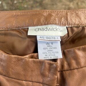 Vintage Genuine Leather Pants by Chadwick’s